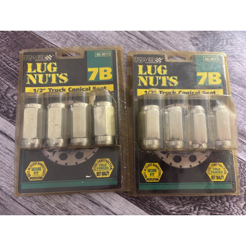 RALLY Lug Nuts 7B 1/2" Truck Conical Seat 90171 Standard‎ Steel or Aluminum